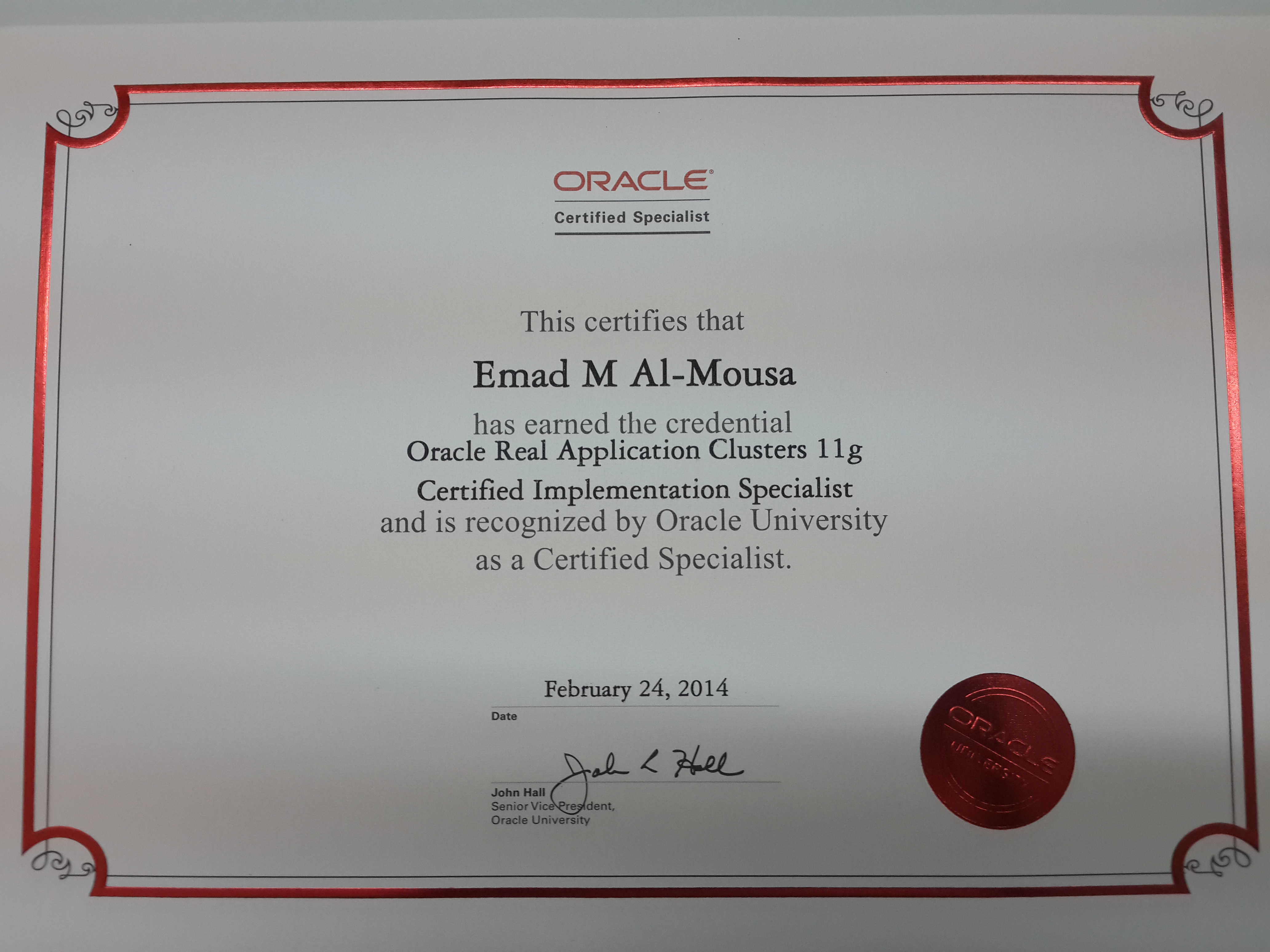 Oracle Real Application Clusters 11g Certified Implementation Specialist