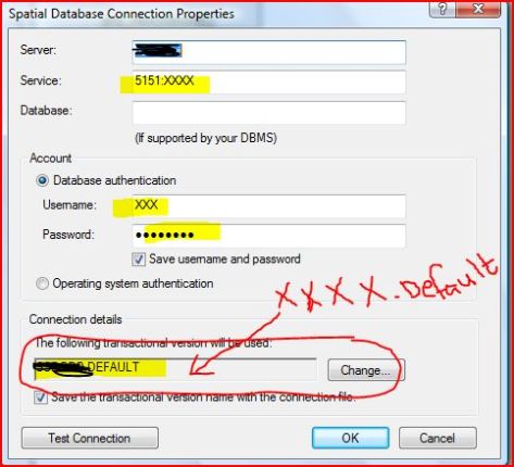 user schema geodatabase connection in ArcCatalog 10.0