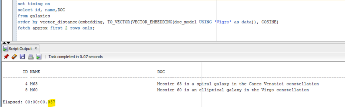 Oracle 26ai Vector Indexes – Geodata Master